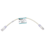 Cable de parcheo UTP Categoría 6, con plug modular en cada extremo - 1 ft (30.48 cm) - Blanco