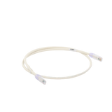 Cable de parcheo UTP Categoría 6, con plug modular en cada extremo - 1 m. - Blanco mate