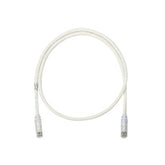 Cable de parcheo UTP Categoría 6, con plug modular en cada extremo - 1.5 m. - Blanco Mate