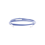 Cable de parcheo UTP Categoría 6, con plug modular en cada extremo - 1.5 m. - Azul