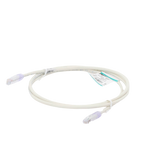 Cable de parcheo UTP Categoría 6, con plug modular en cada extremo - 1.5 m. - Blanco Mate