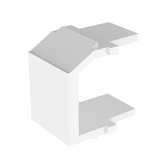 Módulo de tapa ciega (Inserto Ciego), Tipo Keystone, Color Blanco, 1 Pieza