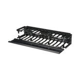 Organizador de Cables Horizontal NetManager de Alta Densidad, Sencillo (Solo Frontal), Para Rack de 19in, 2UR