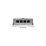 Switch PoE 24 V de Paso para Exterior con 4 Puertos Gigabit (1 PoE In, 3 PoE Out) NanoSwitch