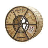 Carrete de 4 km de Fibra Óptica Aérea (ADSS) G.652D, Monomodo de 144 Hilos, Exterior, Span 100, Loose Tube