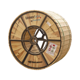 Carrete de 4 km de Fibra Óptica Aérea (ADSS) G.652D, Monomodo de 72 Hilos, Exterior, Span 100, Loose Tube