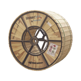 Carrete de 4 km de Fibra Óptica Aérea (ADSS) G.652D, Monomodo de 72 Hilos, Exterior, Span 200, Loose Tube