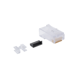 Plug RJ45 Cat6, Para Cable UTP  Calibre 23 a 26 AWG, Chapado en Oro de 50 micras, Bolsa con 50 piezas
