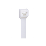 Cincho Pan-Ty Miniatura de Nailon 6.6, 99 mm largo x 2.5mm ancho, Color Natural. Paquete de 1000 Piezas.