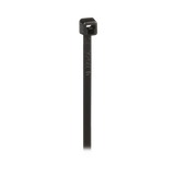 Cincho de Nylon 6.6 de Bloqueo, 203 mm largo x 2.5mm ancho, Color Negro, Exterior Resistente a Rayos UV, Paquete de 1000pz