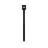 Cincho de Nylon 6.6 de Bloqueo, 203 mm largo x 2.5mm ancho, Color Negro, Exterior Resistente a Rayos UV, Paquete de 1000pz