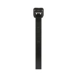 Cincho de Nylon 6.6 de Bloqueo, 188 mm largo x 4.8mm ancho, Color Negro, Exterior Resistente a Rayos UV, Paquete de 1000pz