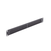 Tapa Ciega para Rack de 19in, Tipo Cepillo de Nylon, para Paso de Cables y Mejor Manejo Térmico, Color Negro, 1UR
