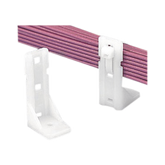 Sujetador-Separador Pan-Post de Nylon 6.6, Para Fijación de Mazos de Cables con Cinchos, Uso Interior, Color Natural, 1 Pieza