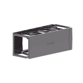 Organizador de Cables Horizontal PatchRunner™, Sencillo (Solo Frontal), Para Rack de 19in, 4UR