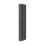 Organizador Vertical PatchRunner™, Doble (Frontal y Posterior), Para Rack Abierto de 45 Unidades, 8in de Ancho, Color Negro