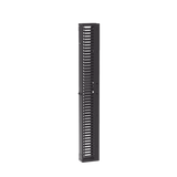 Organizador Vertical PatchRunner™, Sencillo (Solo Frontal), Para Rack Abierto de 45 Unidades, 6 in de Ancho, Color Negro