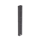 Organizador Vertical PatchRunner™, Sencillo (Solo Frontal), Para Rack Abierto de 45 Unidades, 6 in de Ancho, Color Negro