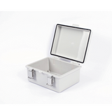 Gabinete de Plástico ABS / IP66 / 170 x 220 x 110 mm / Puerta Sólida / Cierre Inoxidable / Opción Candado
