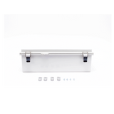 Gabinete ABS Exterior / IP66 / 350 x 460 x 160 mm / Broche Inoxidable / Opción Candado / Poste, Torre o Pared