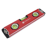 Nivel Magnético Tipo Torpedo / 9" (228 mm) / Triple Burbuja / Aluminio con TPR / Exactitud 1.0 mm/m / Imán Integrado