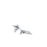 Juego de 4 Pestañas Metálicas para Fijación a Pared de Gabinetes Línea PST. Incluye tornillo y tuerca.