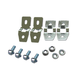 Juego de 4 Pestañas Metálicas para Fijación a Pared de Gabinetes Línea PST. Incluye tornillo y tuerca.