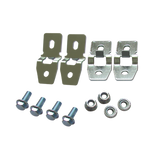 Juego de 4 Pestañas Metálicas para Fijación a Pared de Gabinetes Línea PST. Incluye tornillo y tuerca.