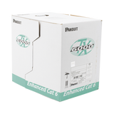 Bobina de Cable UTP 305 m. de Cobre, TX6000™ PanNet, Reelex, Azul, Categoría 6 Mejorado (23 AWG), LSZH (Bajo Humo, Cero Halógenos), de 4 pares