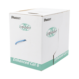 Bobina de Cable UTP 305 m. de Cobre, TX6000™ PanNet, Reelex, Azul, Categoría 6 Mejorado (23 AWG), LSZH (Bajo Humo, Cero Halógenos), de 4 pares