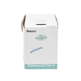 Bobina de Cable UTP 305 m. de Cobre, TX6000™ PanNet, Reelex, Azul, Categoría 6 Mejorado (23 AWG), PVC (CMR, Riser), de 4 pares