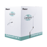 Bobina de Cable UTP 305 m. de Cobre, TX6000™ PanNet, Reelex, Gris, Categoría 6 Mejorado (23 AWG), PVC (CMR, Riser), de 4 pares