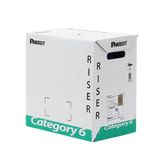 Bobina de Cable UTP, Categoría 6 de Alto Rendimiento (+350 MHz), 23 AWG, PVC (CMR, Riser), Bobina de 305 m, Color Azul