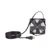 Ventilador para Instalación en Gabinete PanZone WME3BL, WME6BL, y WME9BL, de 115 Vca, y Cable de Corriente de 1.8M