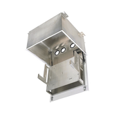 Gabinete PanZone Premium, de Montaje en Techo, Con 2 UR Para Equipo Activo y 6 UR Para Paneles de Parcheo, Fabricado en Acero, Color Blanco