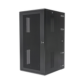 Gabinete PanZone de Montaje en Pared, de 19in, Puerta Ventilada, 26 UR, 762mm de Profundidad, Color Negro