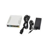 (RB260GSP) Switch Mikrotik 5 puertos PoE (Pasivo) (1in/4out) Gigabit Ethernet y 1 SFP