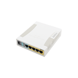 (RB260GSP) Switch Mikrotik 5 puertos PoE (Pasivo) (1in/4out) Gigabit Ethernet y 1 SFP