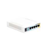 RouterBoard, 5 Puertos Fast, 1 Puerto USB, WiFi 2.4 GHz 802.11 b/g/n, Gran Cobertura con Antena 2.5 dbi, hasta 1 Watt de Potencia