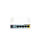 RouterBoard, 5 Puertos Fast, 1 Puerto USB, WiFi 2.4 GHz 802.11 b/g/n, Gran Cobertura con Antena 2.5 dbi, hasta 1 Watt de Potencia