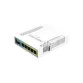 (hEX PoE) Routerboard 5 puertos Gigabit Ethernet PoE 802.3at, 1 Puerto USB