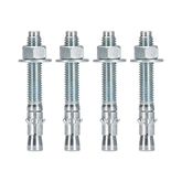 Kit de Anclaje a Piso, Para Rack de 2 o 4 Postes, Fabricado en Acero, 4 Piezas