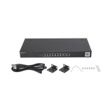 Router Balanceador con Función SD-WAN, 6 puertos LAN y 3 puertos LAN/WAN gigabit y 1 Puerto WAN gigabit, hasta 350 clientes con desempeño de hasta 1.5 Gbps