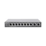 Router Balanceador con Función SD-WAN, 6 puertos LAN y 2 puertos LAN/WAN POE+ af/at gigabit hasta 110w, 1 puertos LAN/WAN gigabit y 1 Puerto WAN gigabit, hasta 350 clientes con desempeño de 1.5 Gbps asimétricos