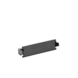 Placa adaptadora Quick-Pack, Ciega, Color Negro