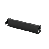 Placa adaptadora Quick-Pack, Ciega, Color Negro