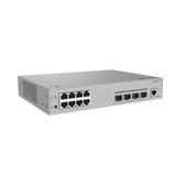 Switch de Acceso Gigabit Administrable  Capa 2 / 8 puertos 10/100/1000 Mbps / 2 Puertos 1GE SFP Uplink / ERPS / IMGP Snooping / DHCP Snooping / Administración Nube Gratis
