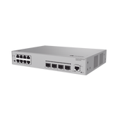 Switch de Acceso Gigabit Administrable  Capa 2 / 8 puertos 10/100/1000 Mbps / 2 Puertos 1GE SFP Uplink / ERPS / IMGP Snooping / DHCP Snooping / Administración Nube Gratis