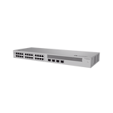 Switch de Acceso Gigabit Administrable Capa 2+ / 24 puertos 10/100/1000 Mbps / 4 Puertos 2.5GE SFP Uplink / ERPS / Rutas Estáticas / Administración Nube Gratis