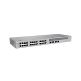 Switch de Acceso Gigabit Administrable Capa 2+ / 24 puertos 10/100/1000 Mbps / 2 Puertos 2.5GE SFP + 2 Puertos 10GE SFP+ Uplink / ERPS / Rutas Estáticas / Administración Nube Gratis